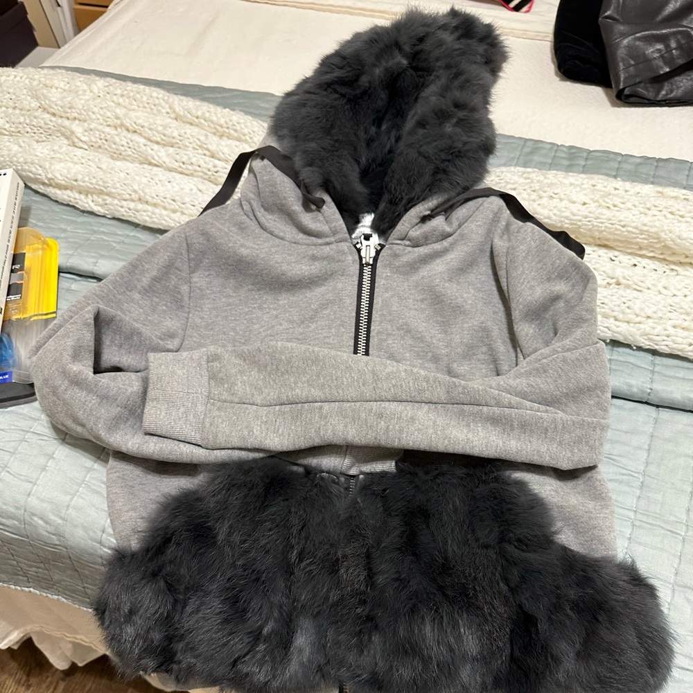 Jocelyn rabbit for hooded sweatshirt